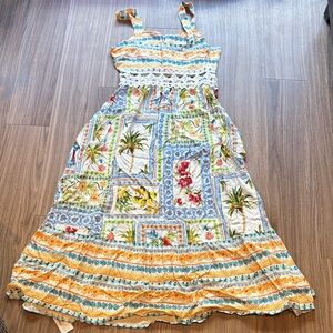 Cupshe Multicolor Patchwork Maxi Dress